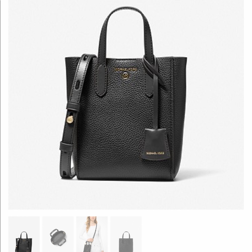 Michael Kors Sinclair Extra-Small Pebbled
Leather Crossbody Bag